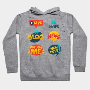 Social Media Slang Hoodie